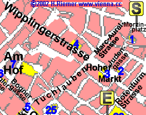     / 1.  /   Hoher Markt - Tour 2 / Station 1 / Hoher Markt