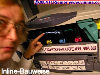 Laserdrucker Inline-Bauweise - Spassfoto
