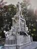 Monument of Wolfgang Amadeus Mozart in Vienna, park Burggarten